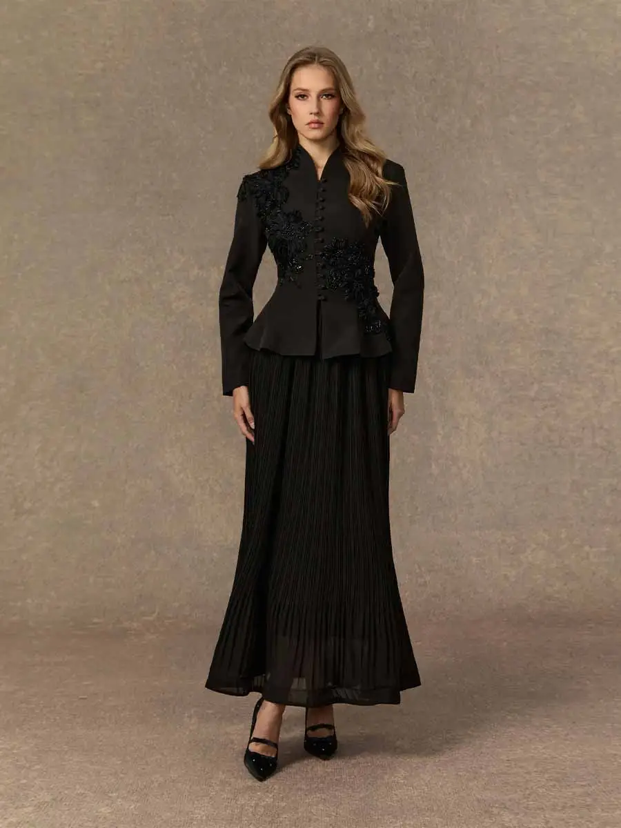 Ashlyn Lace Embroidered Two Piece Set