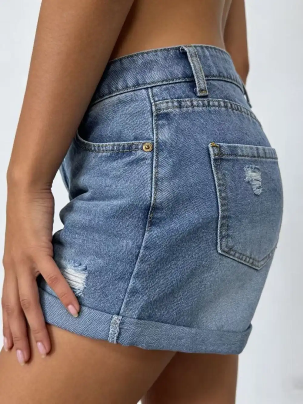 Modern Fit High Waist Shorts