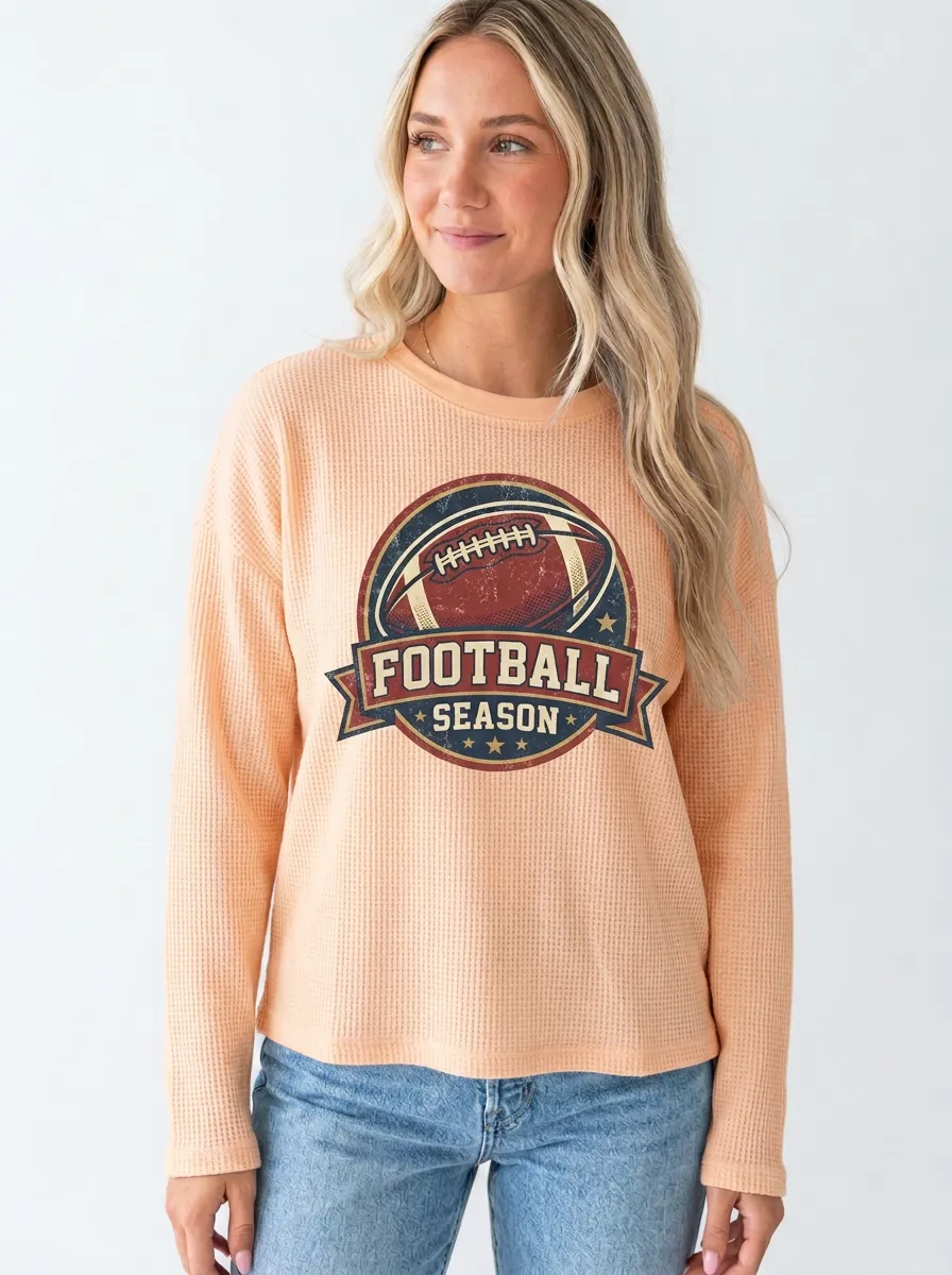 Football Graphic Casual T-Shirt