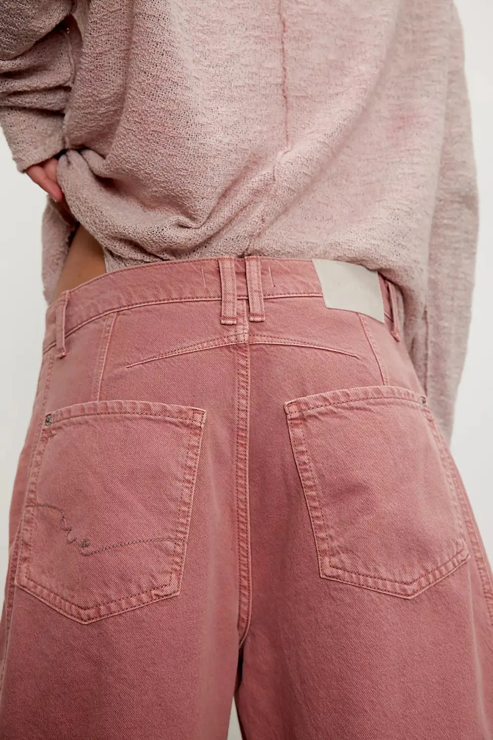 Luck Mid Rise Barrel Jeans Sunsetter