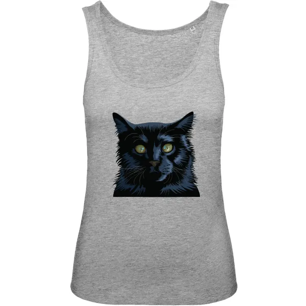 Black Cat Graphic Tank