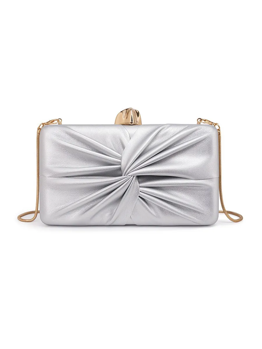 Maya Ruched Leather Bag