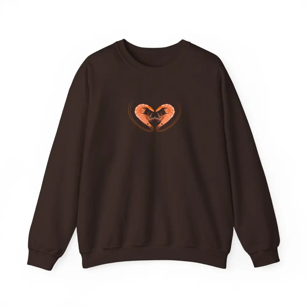 Shrimp Heart Graphic Crewneck Sweatshirt