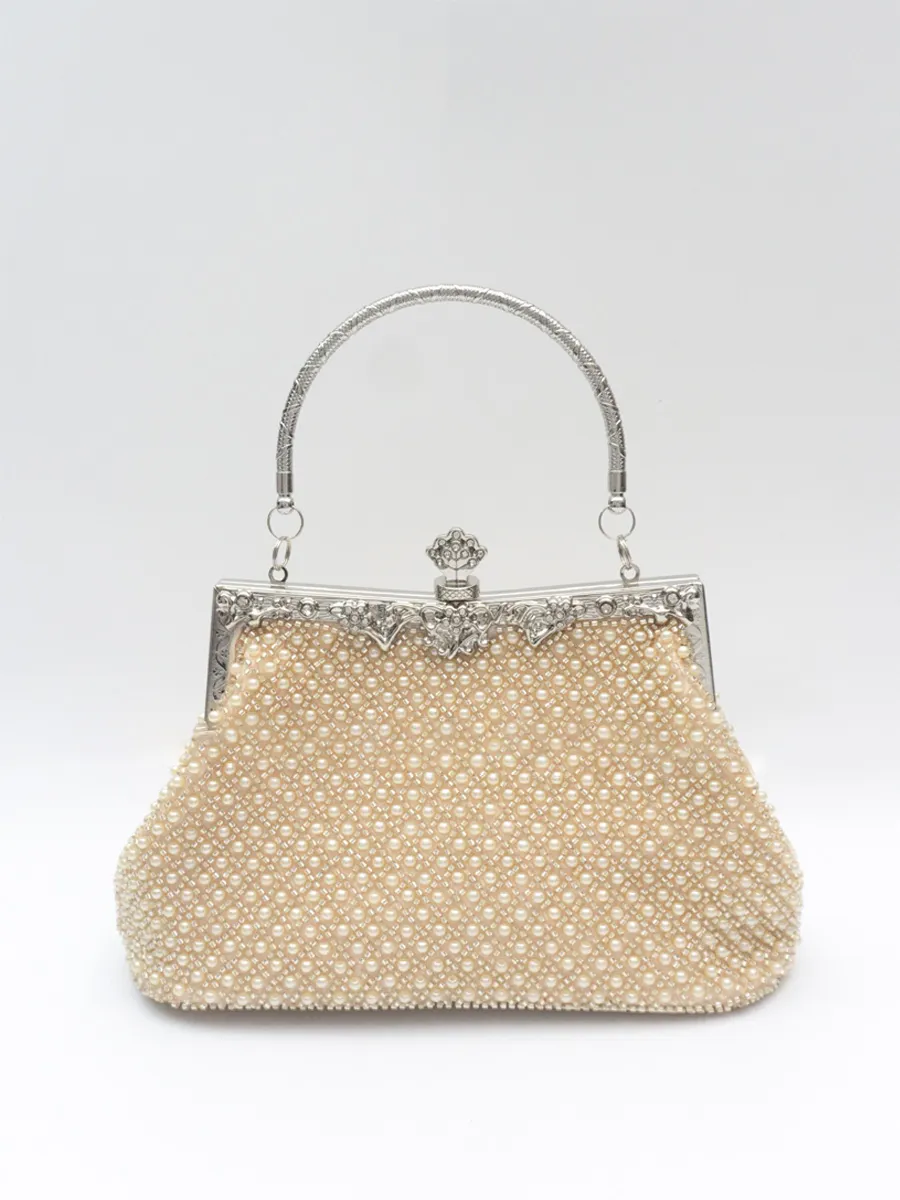 Jazlyn Vintage-Style Beaded Bag