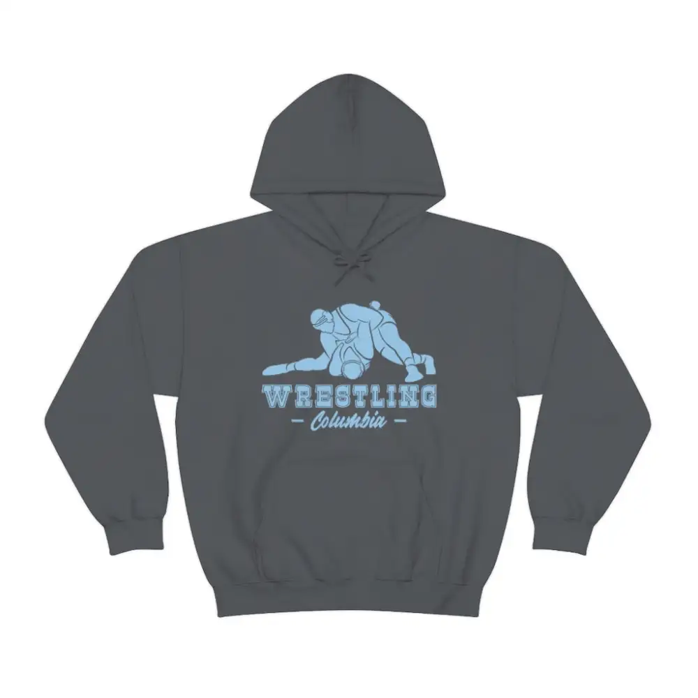 Statement Print Wrestling Graphic Pullover Hoodie