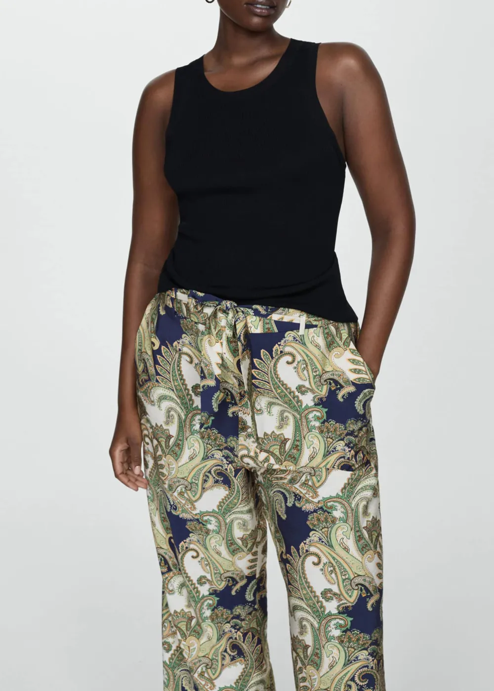 Bow Printed Pants