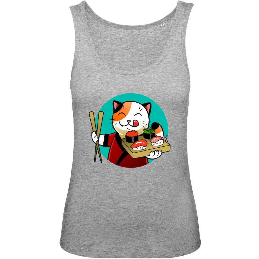Sushi Cat Graphic Tank
