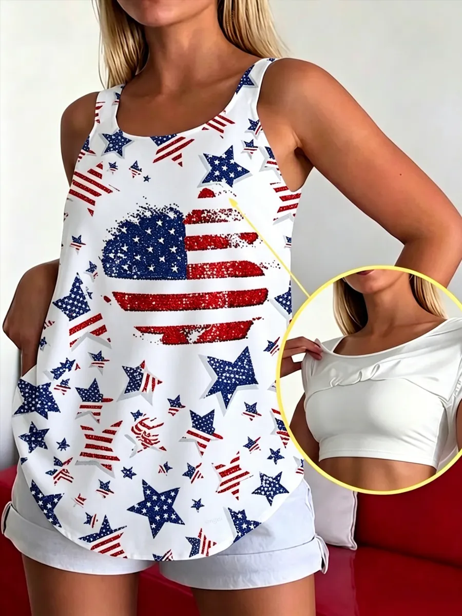 Women's 250th Anniversary Commemorative Printed Tank Top