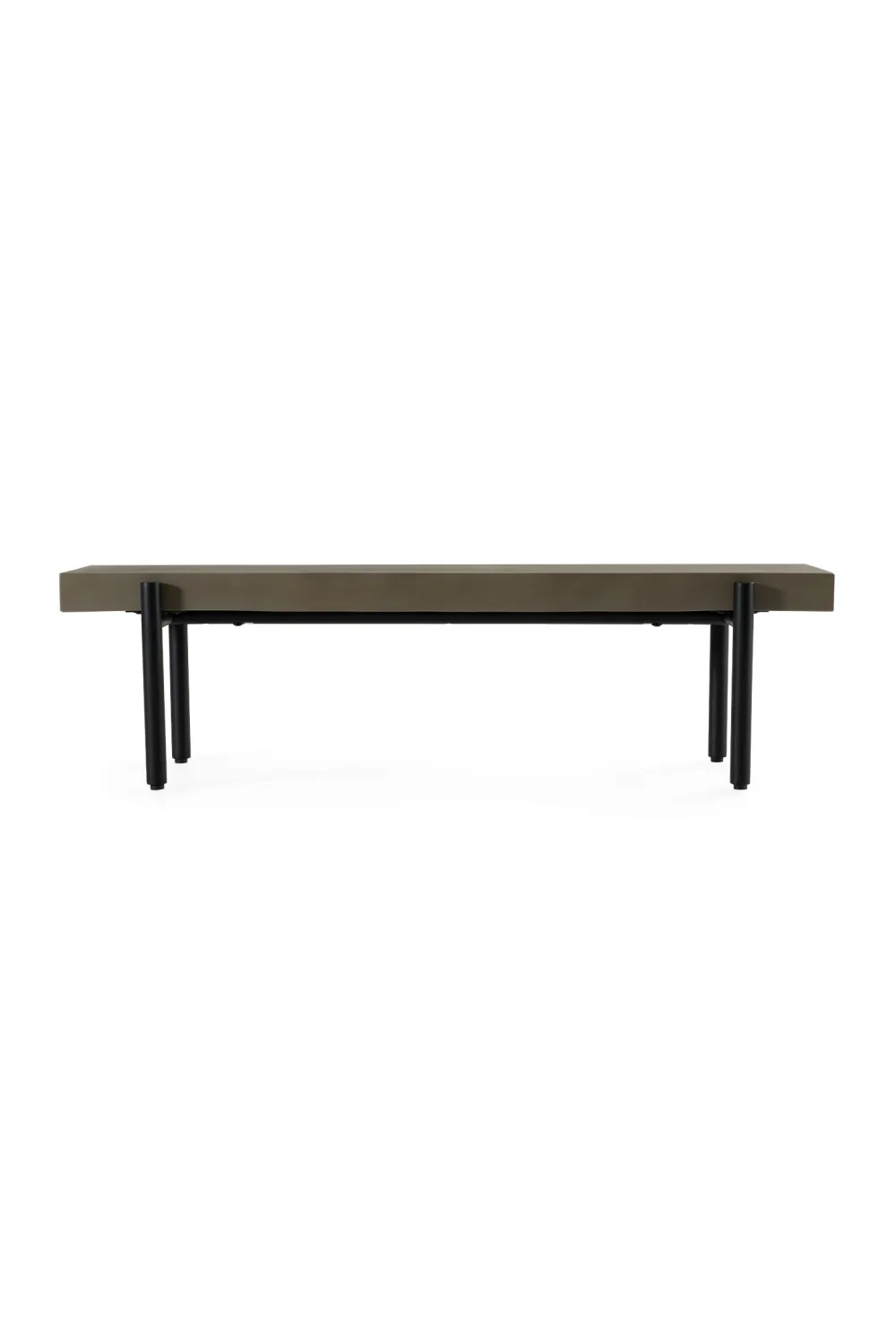 Modern Concrete Accent Bench