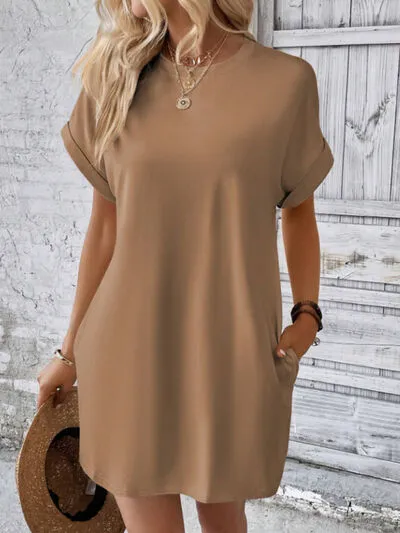Classic Tee Short-Sleeve Cotton Mini Dress