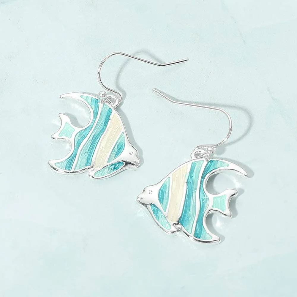 Contemporary Vintage-Inspired Drop Earrings