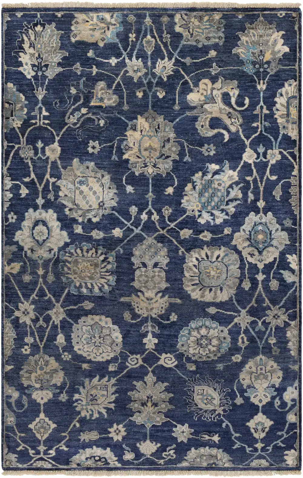 Curated Traditional Hand Knotted Area Rug