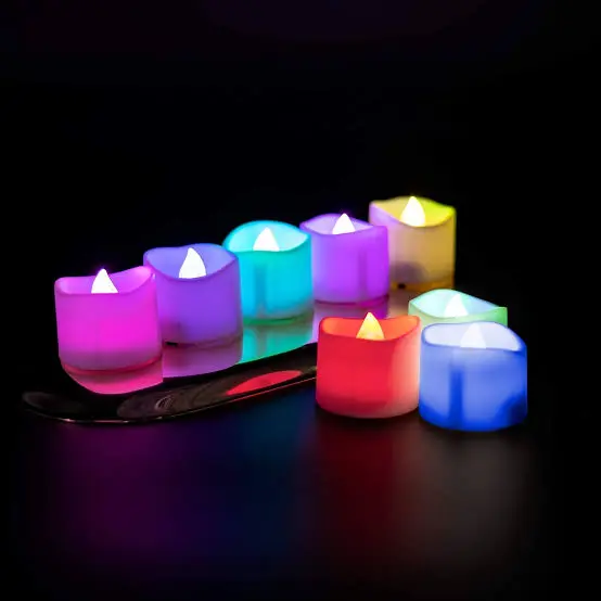 Smokeless candles 24 Pcs Mix colour