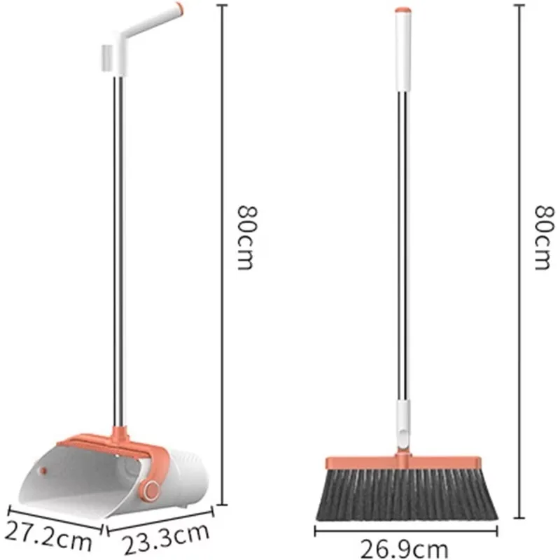 Long Handle Broom Set