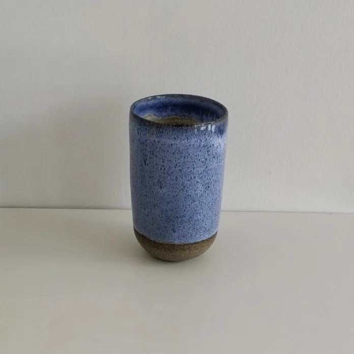 Hand Glazed Stoneware Bud Vase