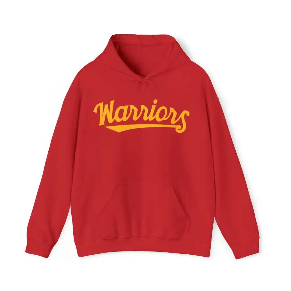Script Blue Accent Gold Accent Team Graphic Pullover Hoodie