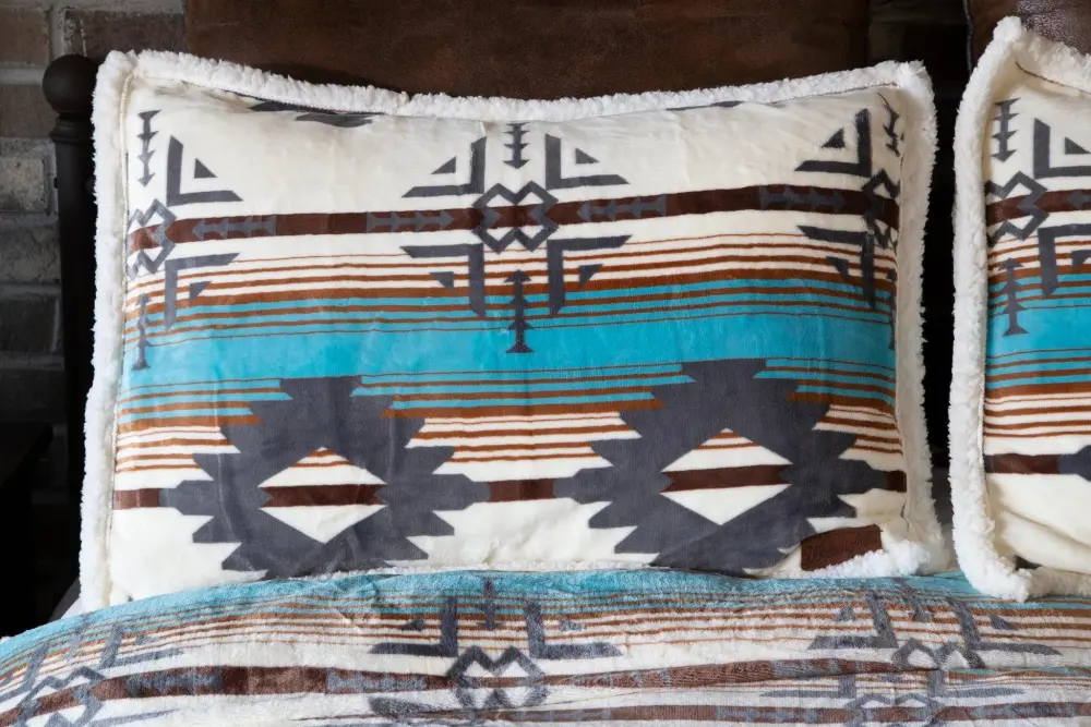 Geometric Sherpa Comforter Set