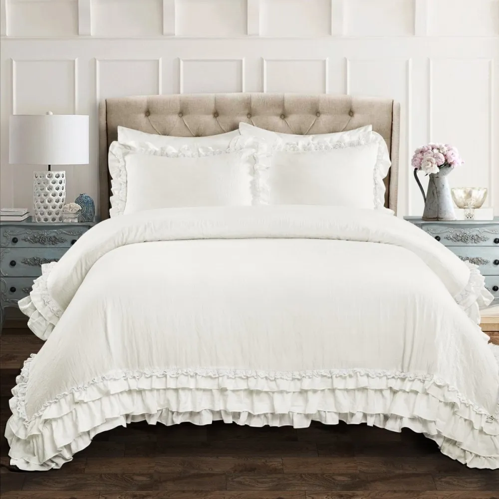 Coordinated Ruffled Comforter Bedding Set