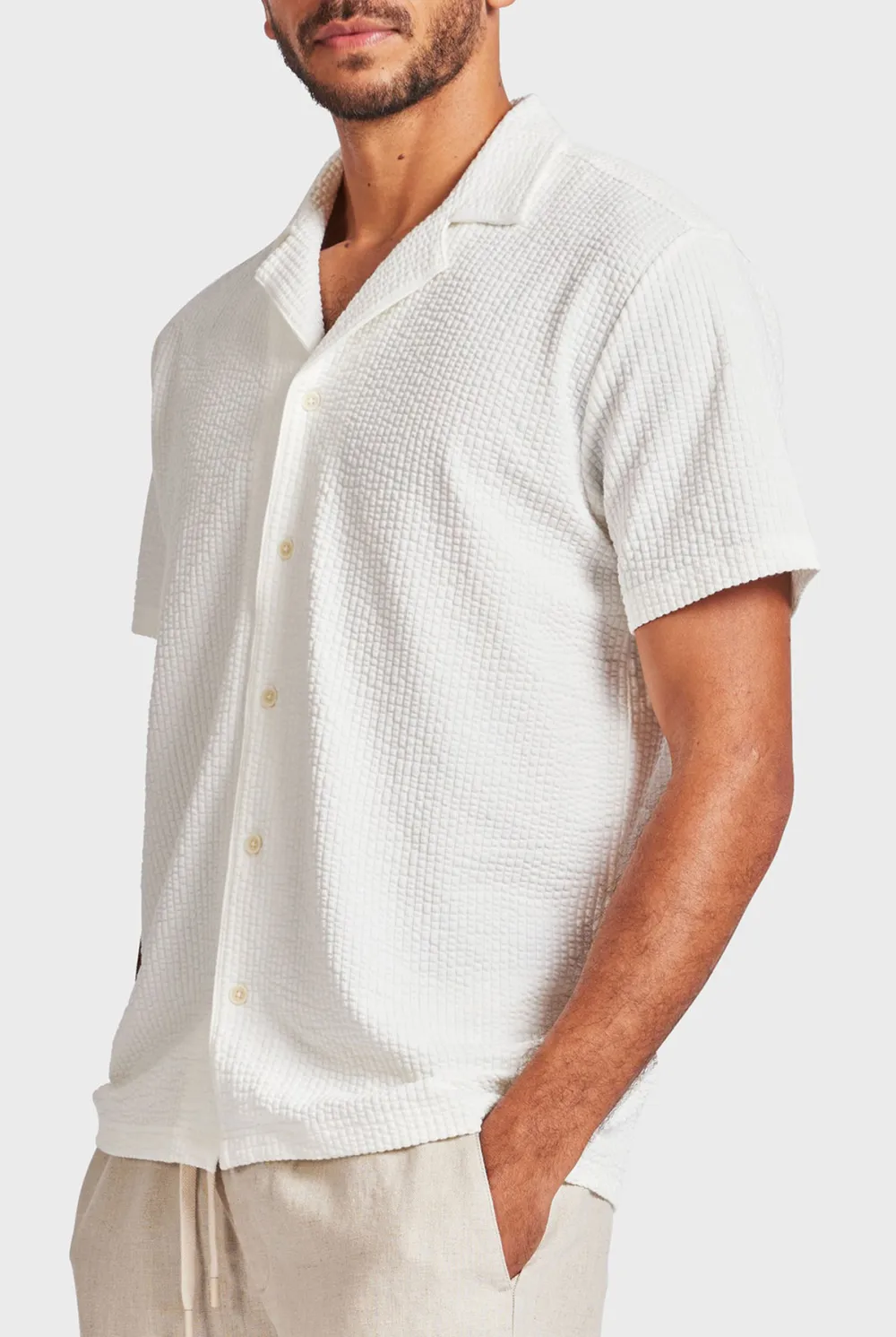 Casual Resort Short Sleeve Shirt-Seasponge