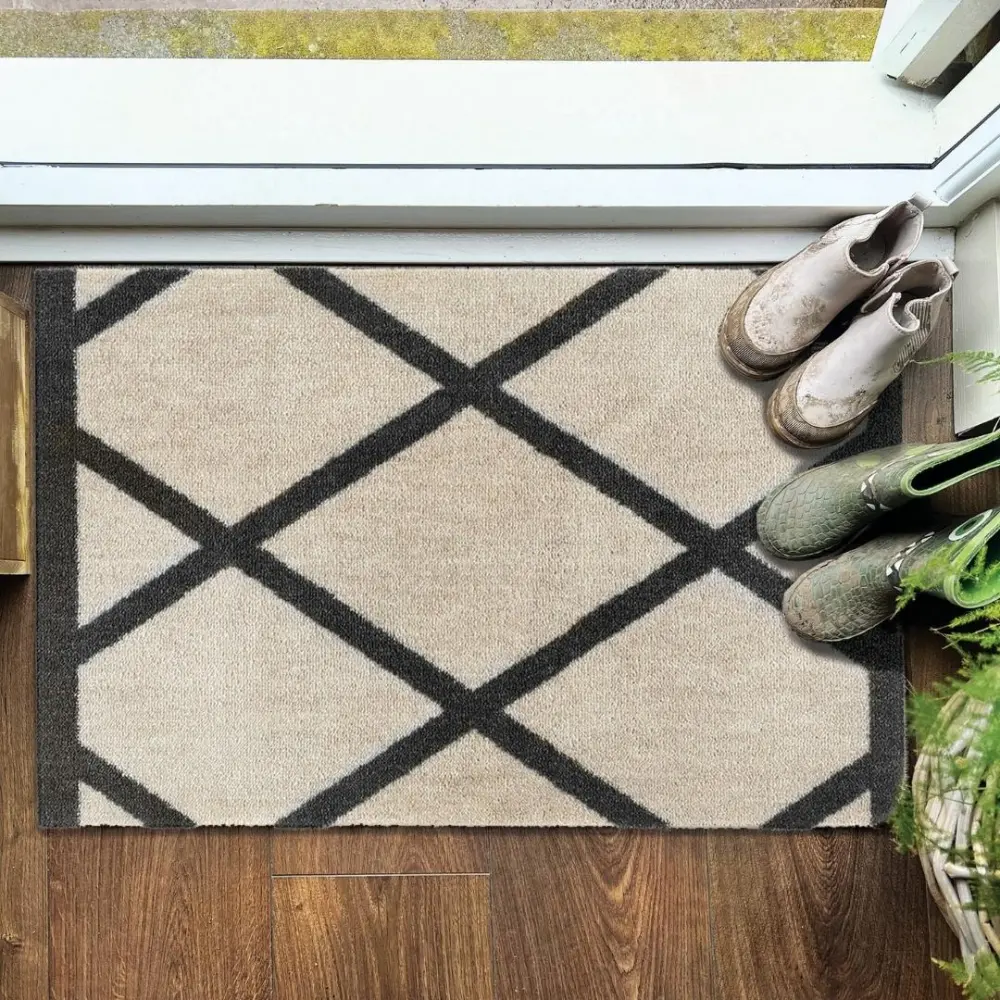 Border Geo Door Mat