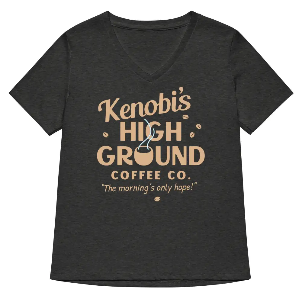 Coffee High Ground V Neck Tee