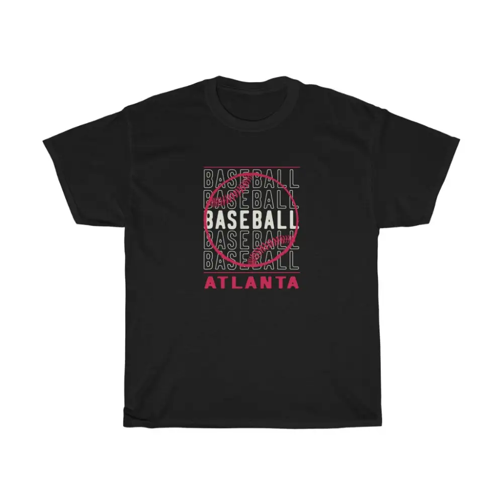 Baseball Atlanta with Baseball Graphic T-Shirt