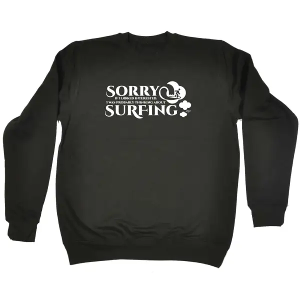 Surfing Thoughts Graphic Sweatshirt