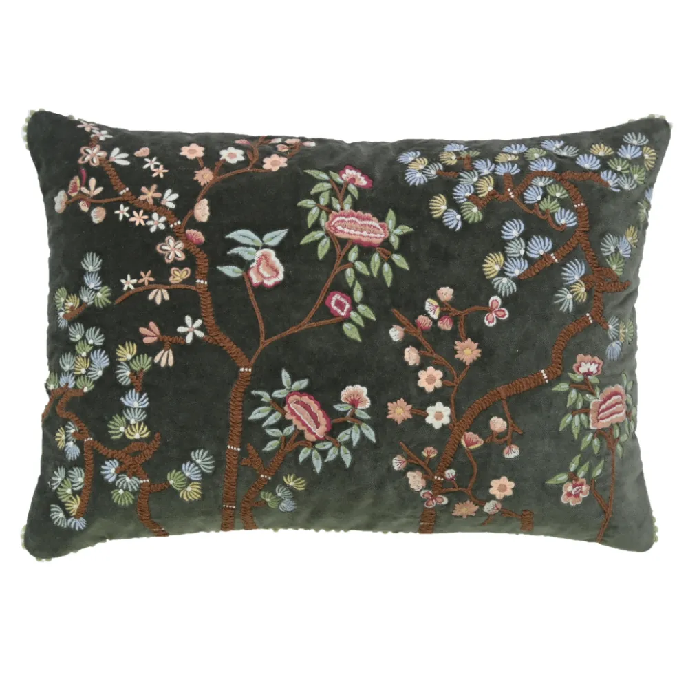 Paisley Velvet Decorative Cushion Cover