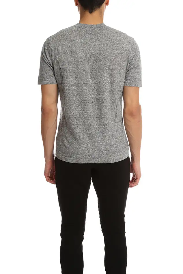 V-Neck Linen Cashmere T-Shirt