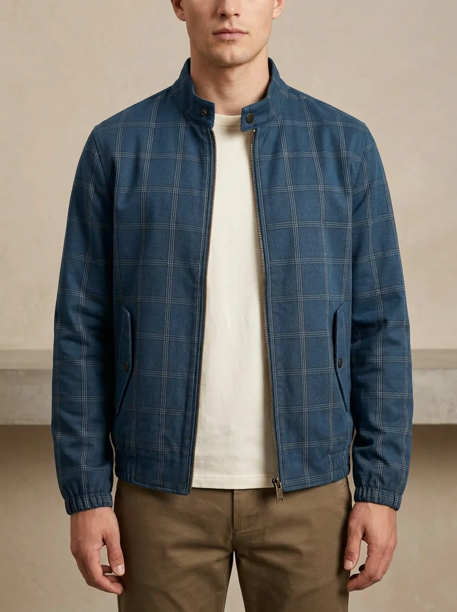 Everyday Casual Plaid Jacket