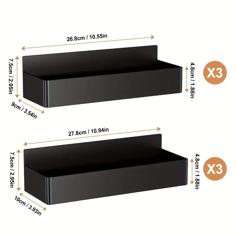 Magnetic Storage Rack 6pcs Set