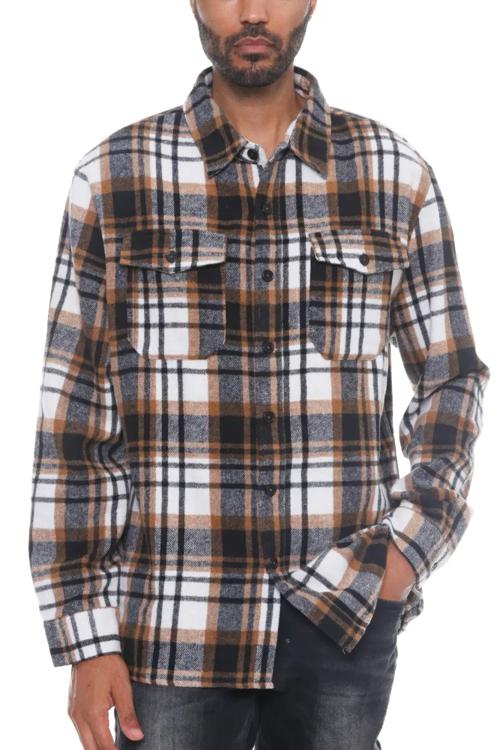 Checkered Soft Flannel Shacket