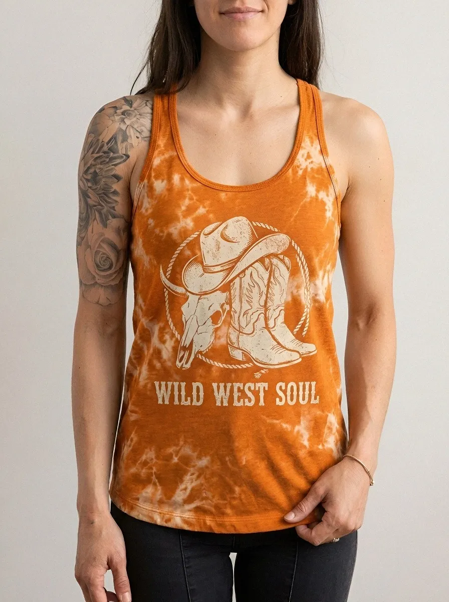Western Cowgirl Wild Tank Top Classic