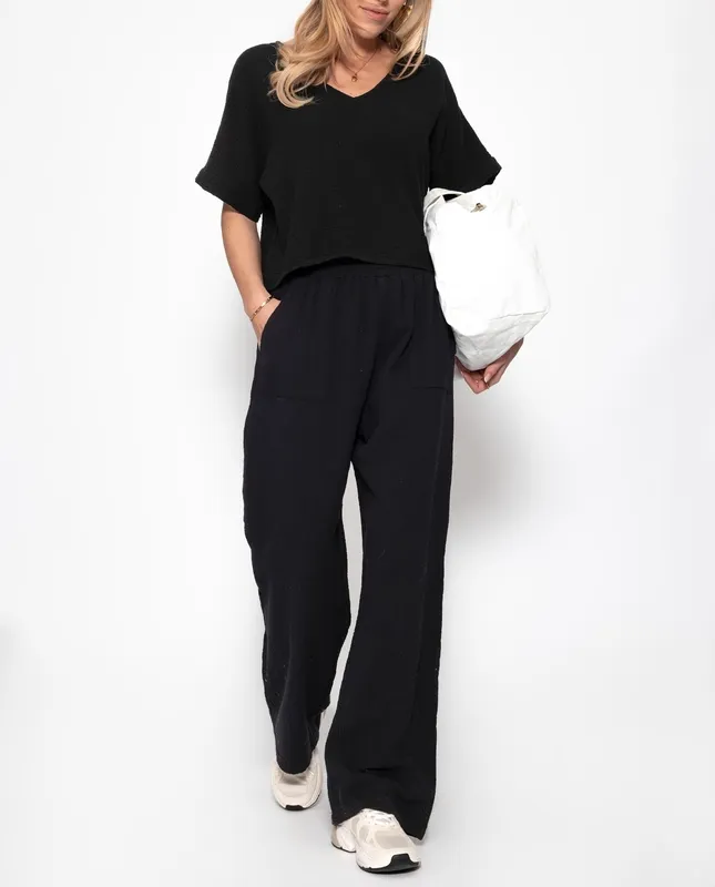 Black V Neck Shirt