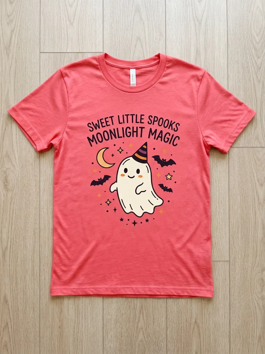 Ghost Magic Halloween Graphic T-Shirt