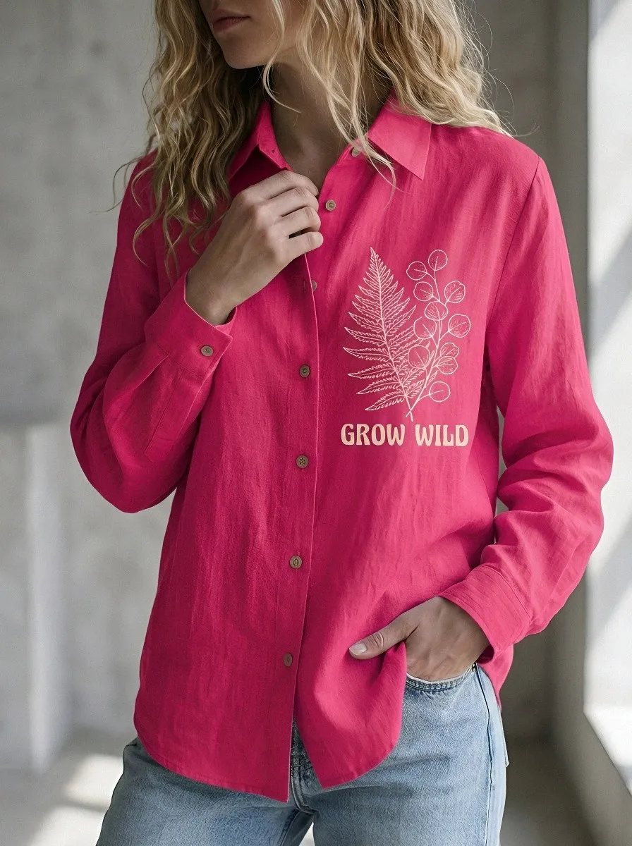 Nature Lover Grow Casual Shirt Modern