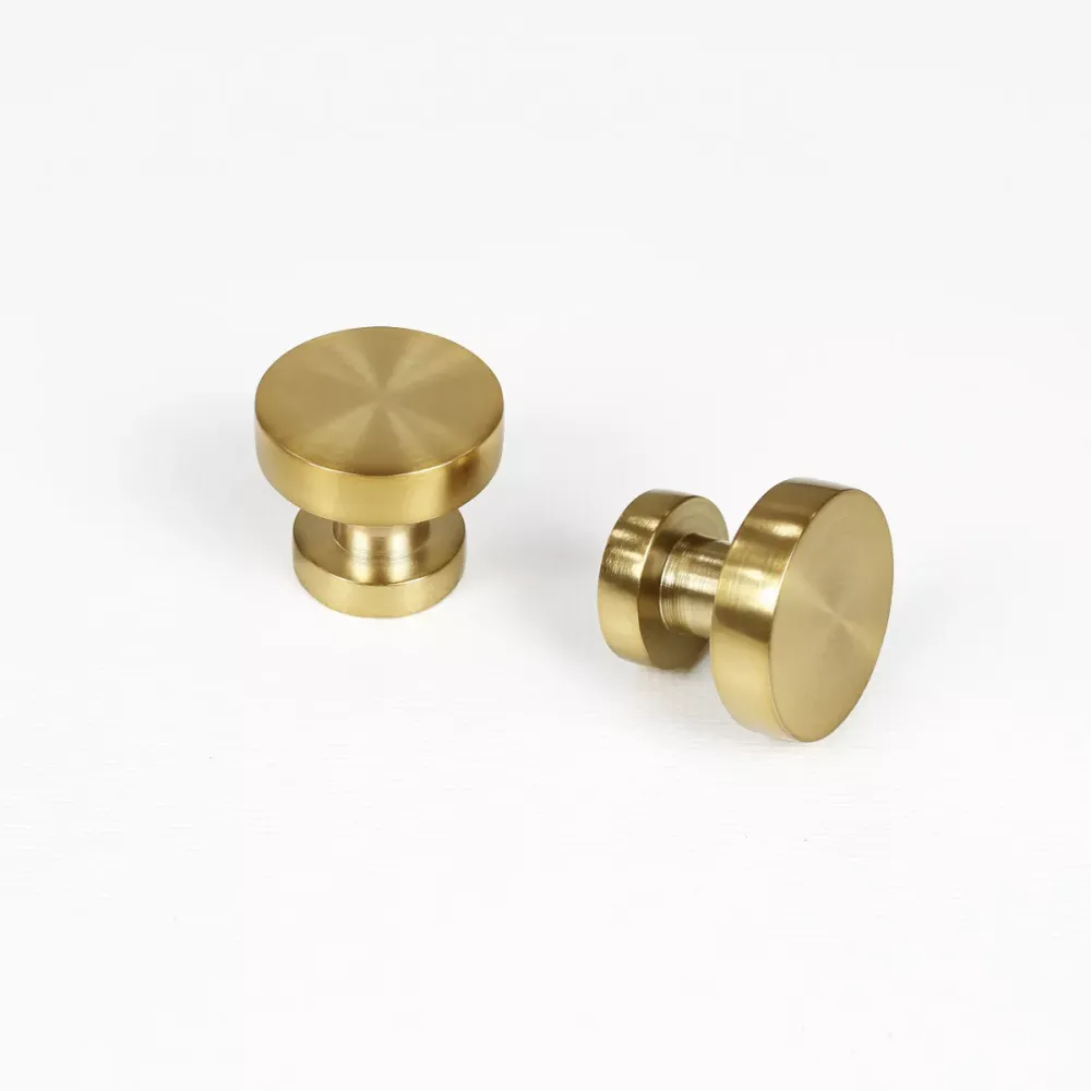 4-Piece Brass Cabinet Knob Hardware Set