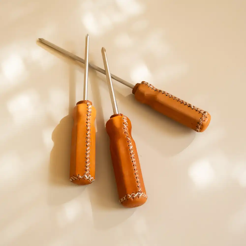 Leather Wrapped Screwdriver