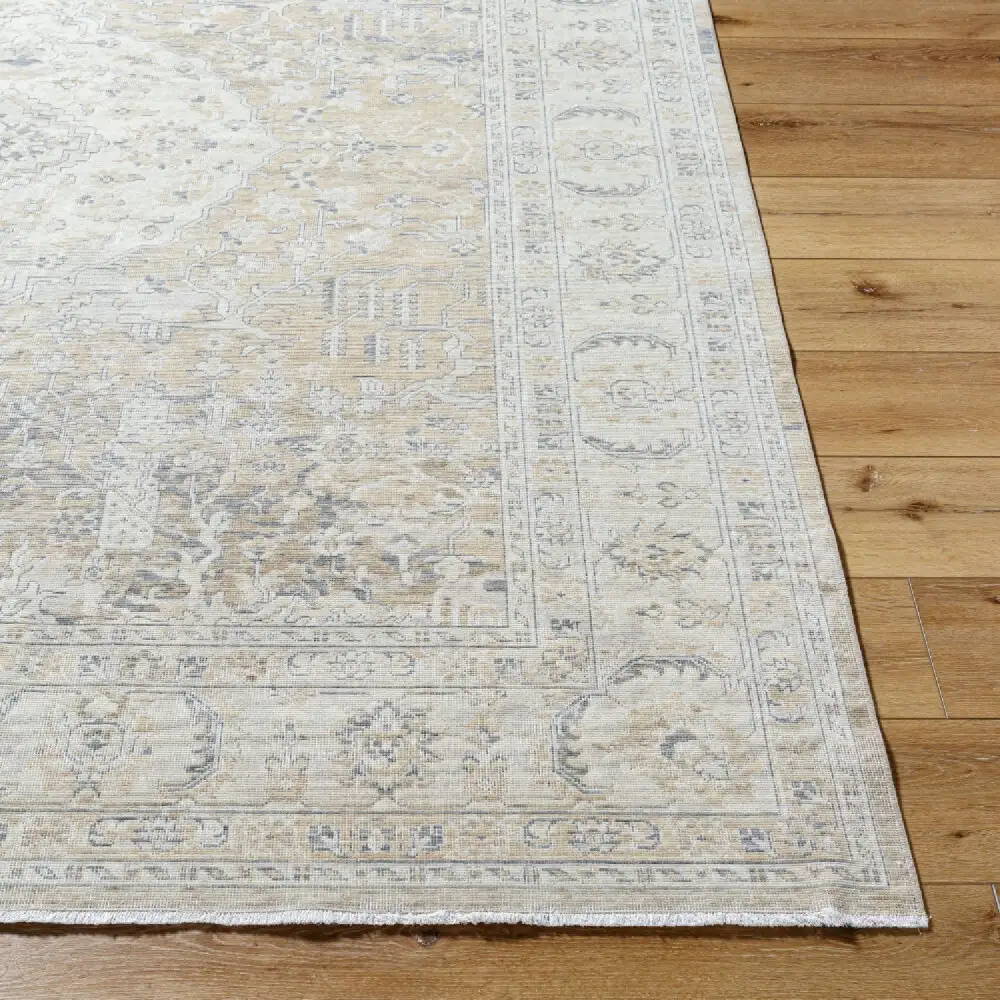 Wool Floral Print Carpet