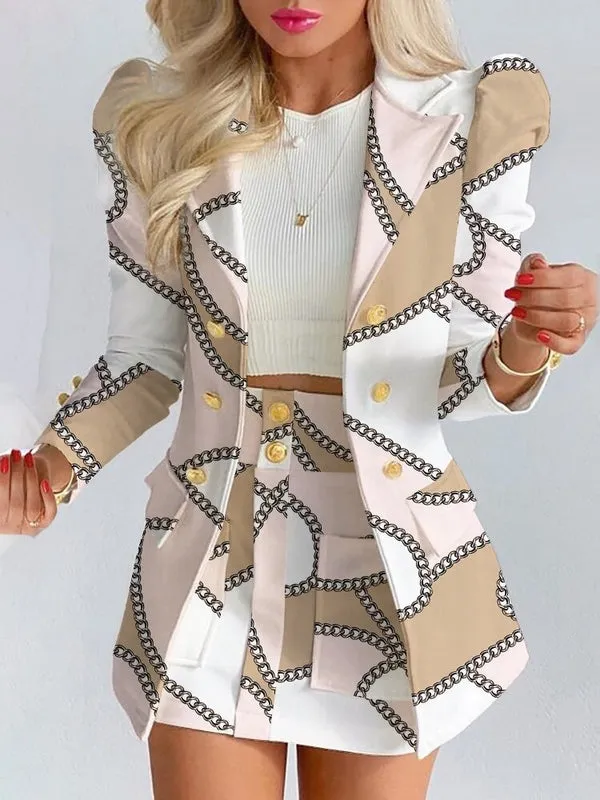 Blazer and Skirt Co-Ord Set