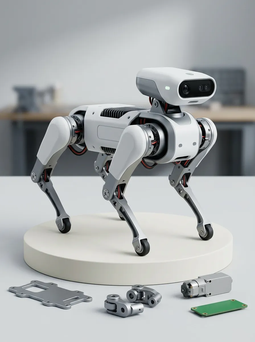 Electronic Robot Dog for Home Technology Display