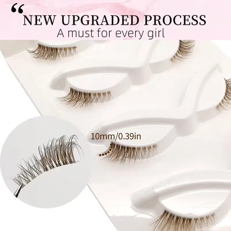 Lightweight & Fluffy Natural Brown Lashes