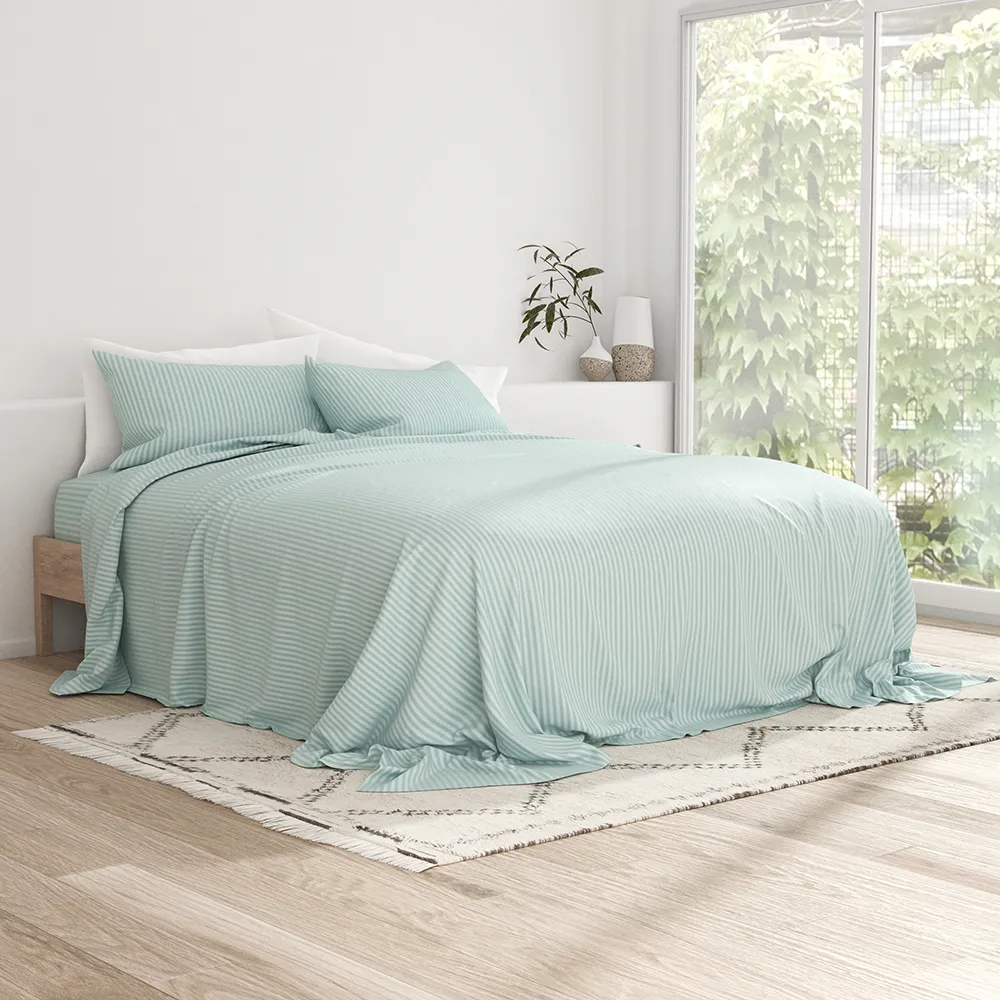 Striped Embossed Sheet Set