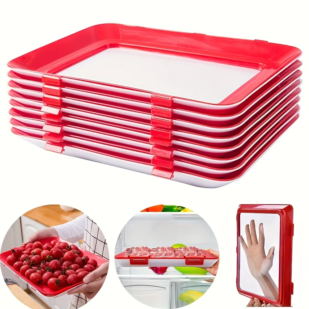Durable Multi-Piece Defrosting Tray, Kitchen Essential for Efficient Meat and Vegetable Thawing