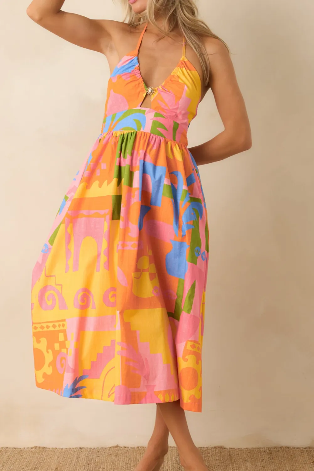 Holiday Leisure Midi Dress