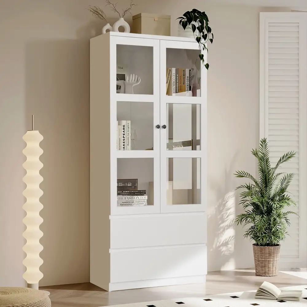 Vertical Storage Display Bookshelf