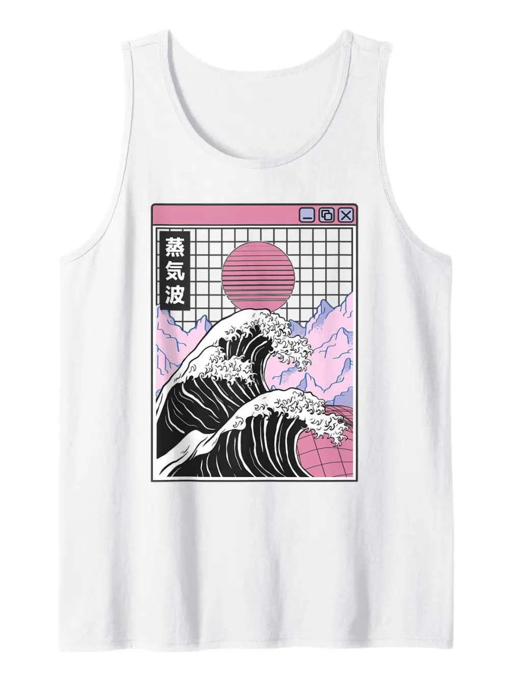 Kanagawa Wave Print Tank Top