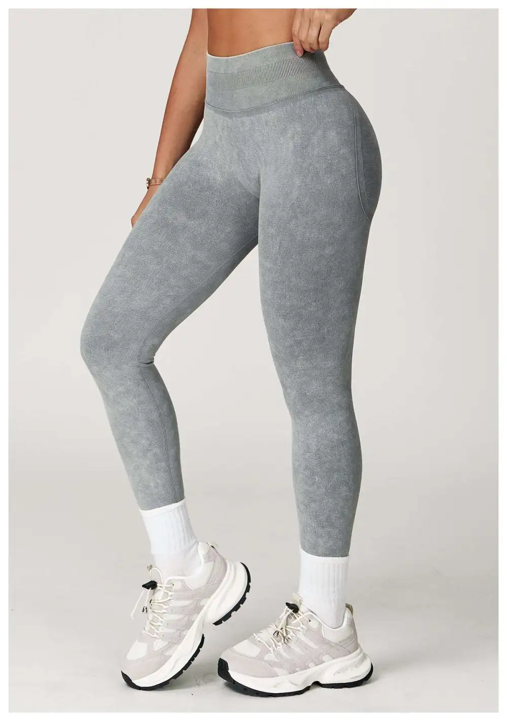 Stonewashed Active Leggings