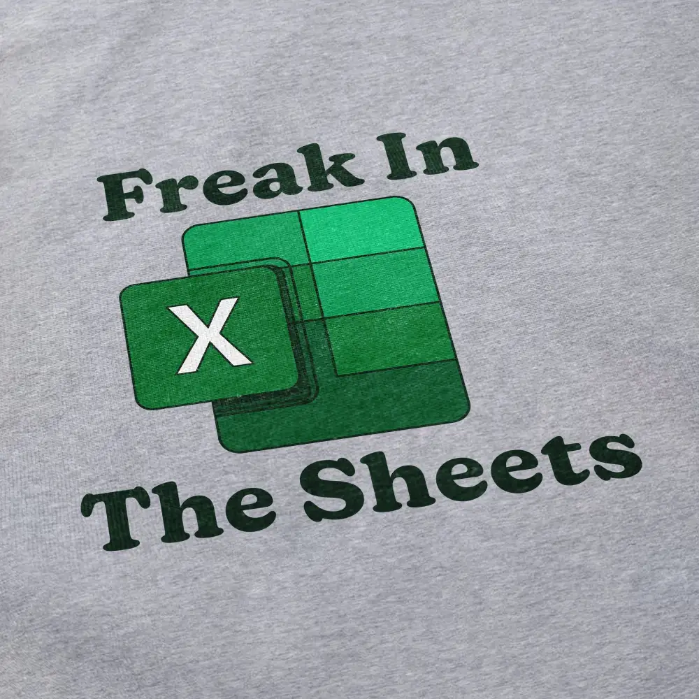 Spreadsheet Humor Cotton Tee