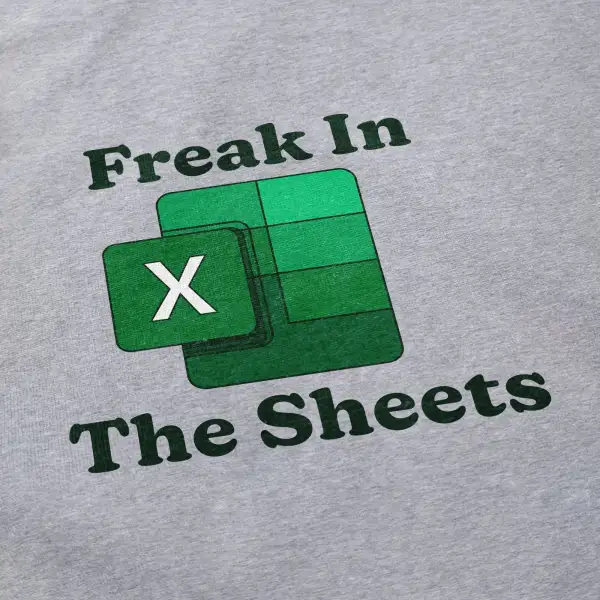 Spreadsheet Humor Cotton Tee